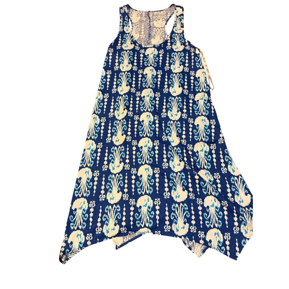 Lilly Pulitzer trapeze dress small indigo get in line